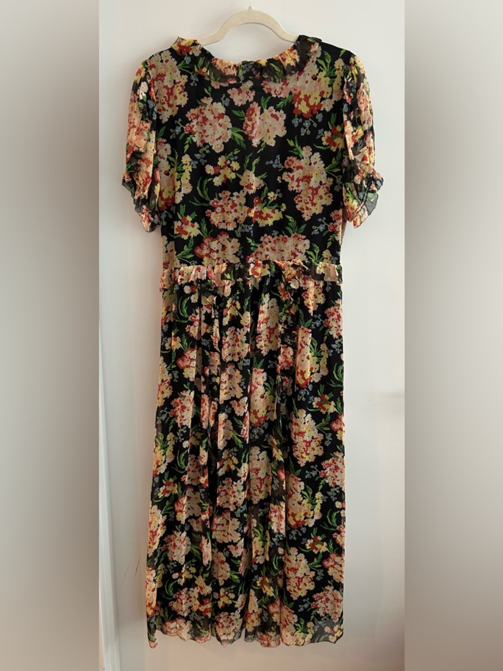 Doen Elisabeth Black Floral Maxi Dress - Picture 5 of 10